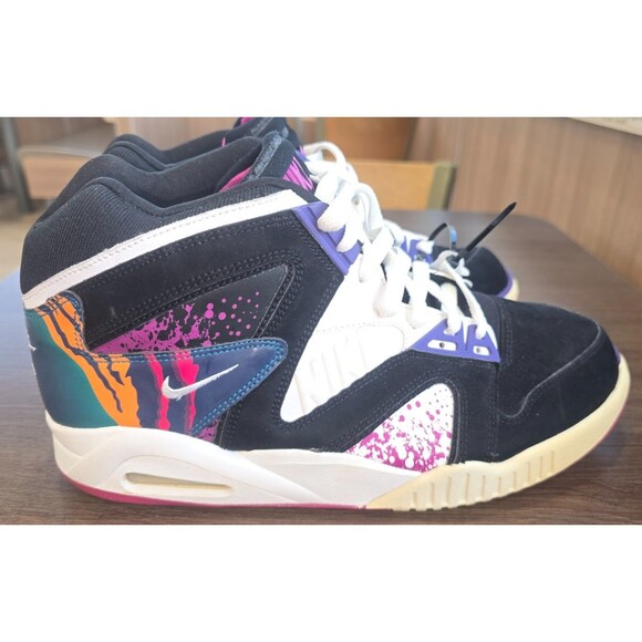 NIKE AIR TECH CHALLENGE HYBRID BLACK WHITE PINK PURPLE ANDRE AGASSI MENS 12 main image 10